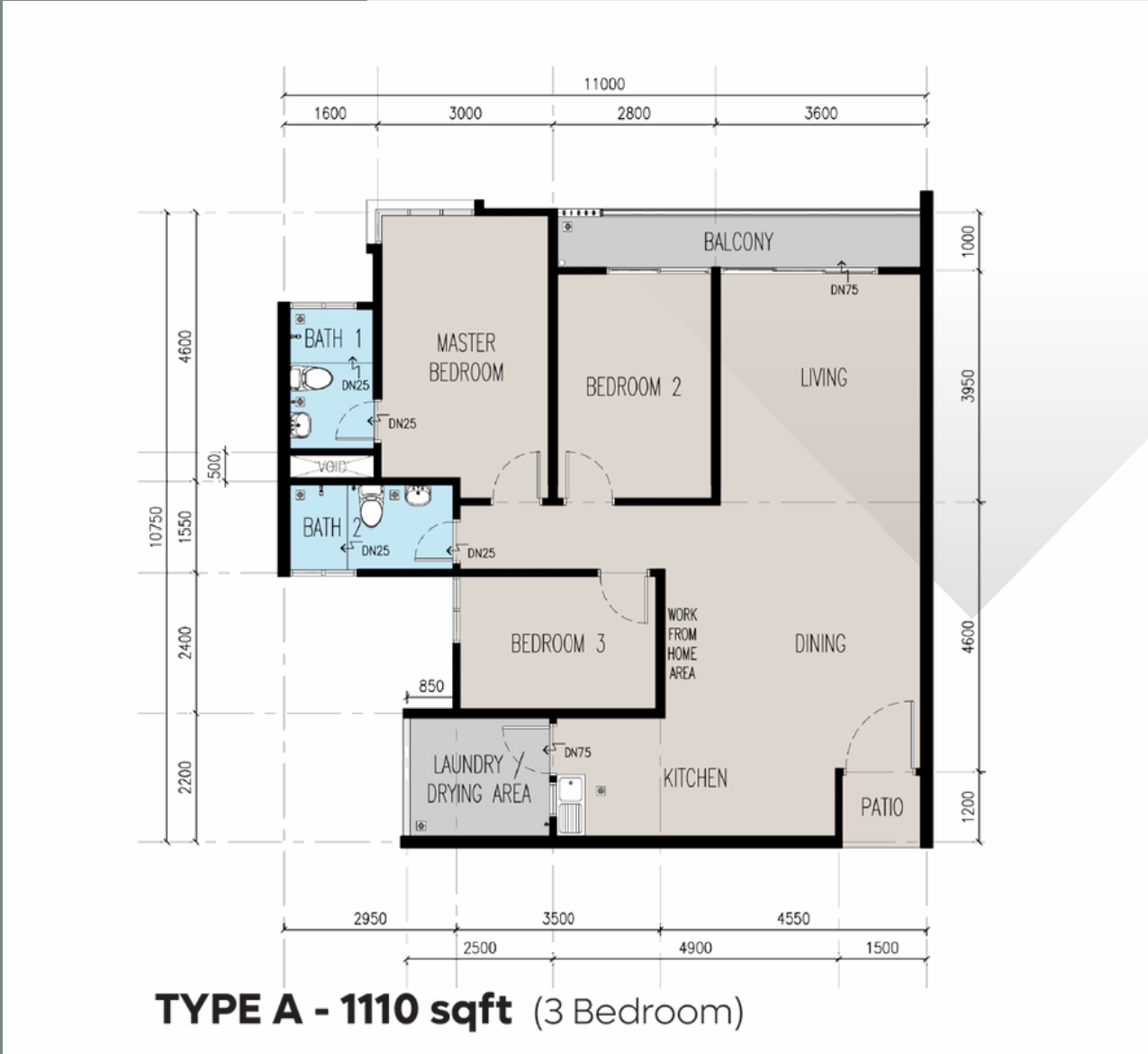 Type A layout image